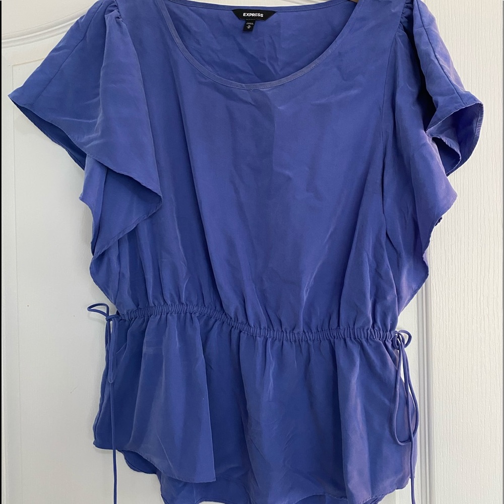 Express flutter sleeve top